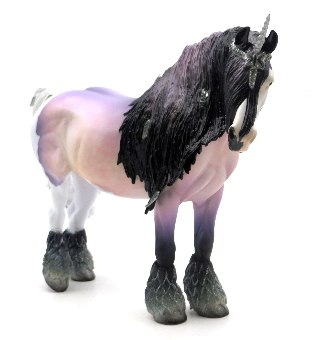 Gwendoline-OOAK Deco Heavy Draft Unicorn Painted by Jess  4/11/22