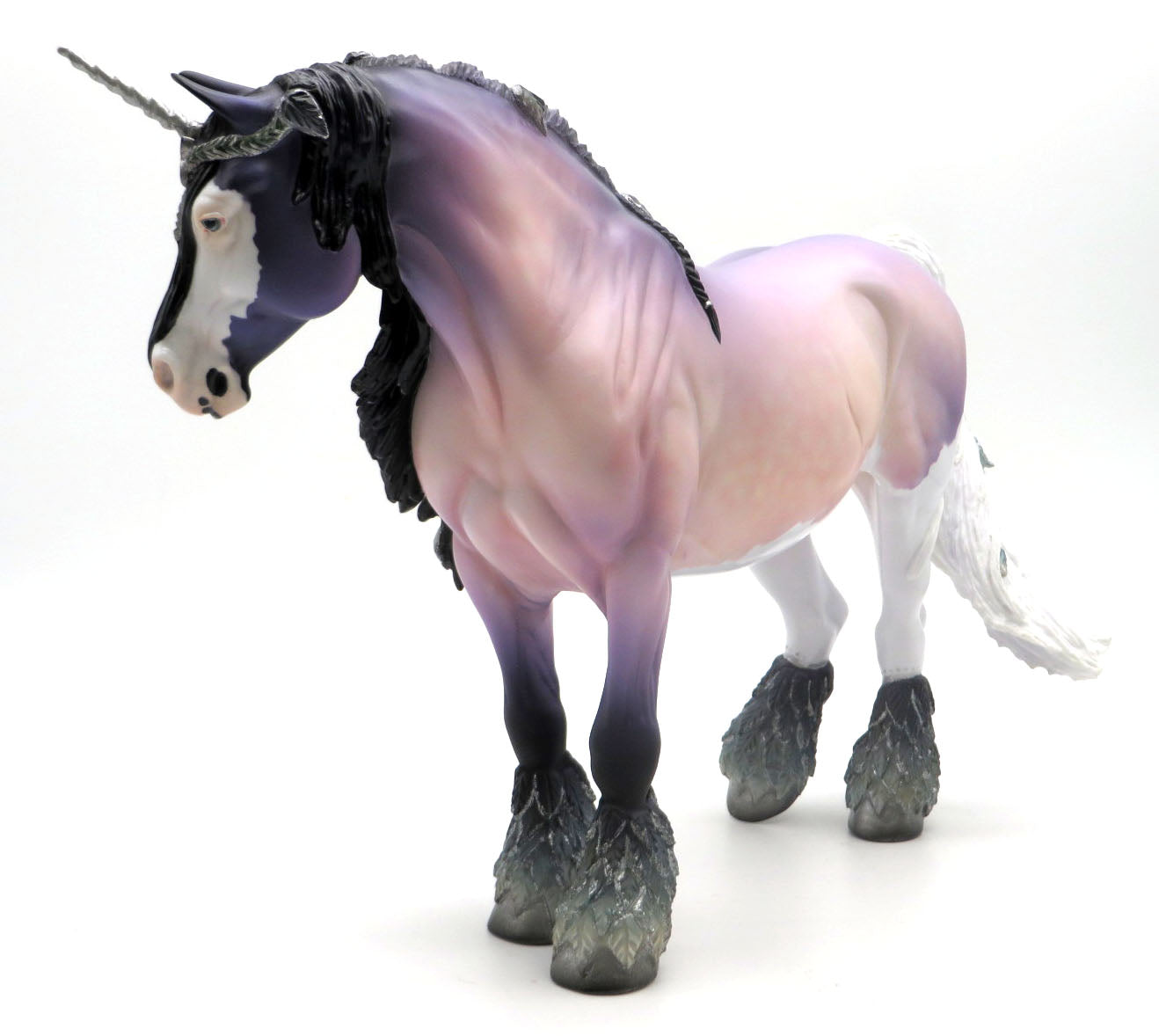Gwendoline-OOAK Deco Heavy Draft Unicorn Painted by Jess  4/11/22
