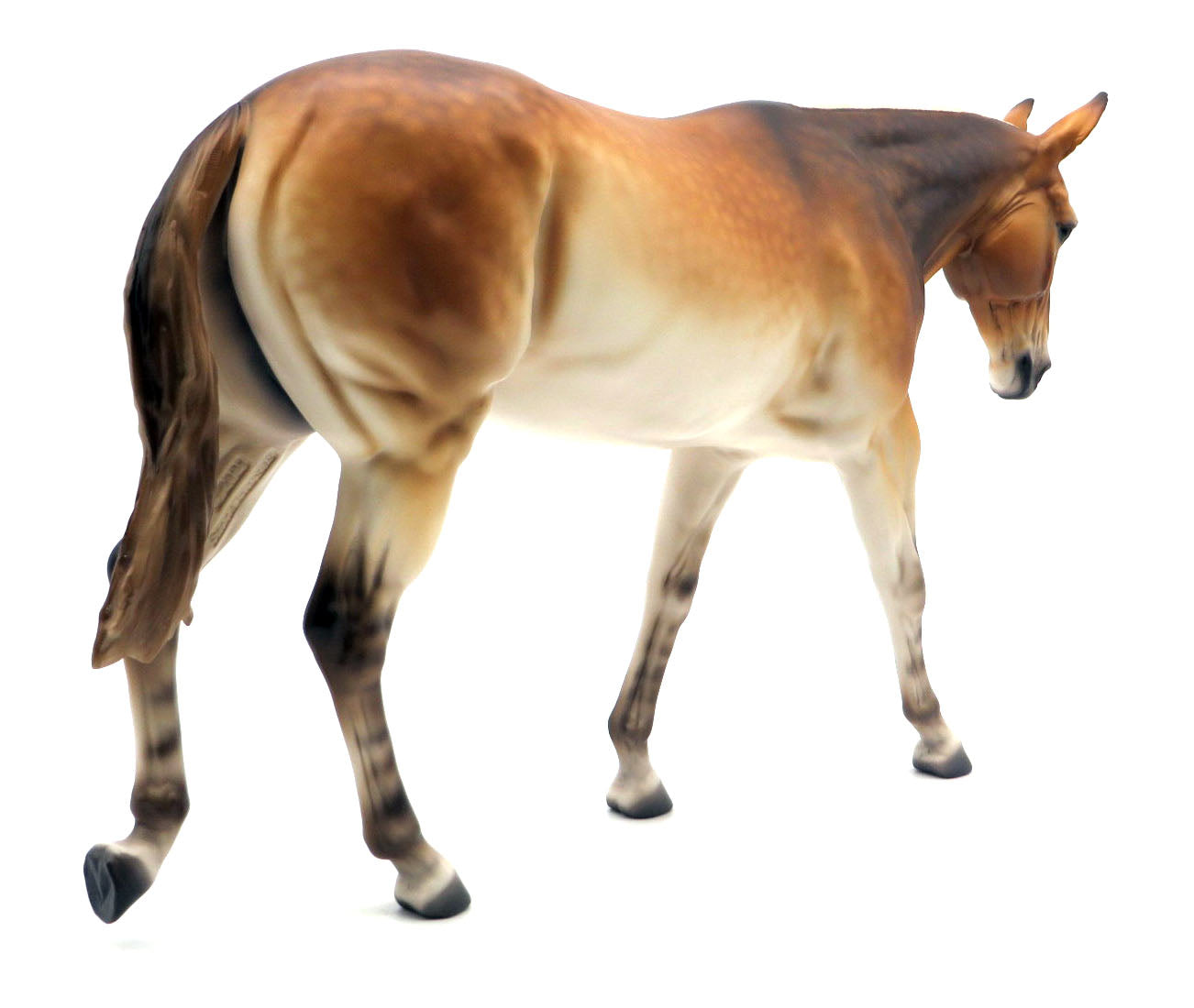 Stylistic-OOAK Dapple Dun Mule by Caroline Boydston 4/11/22 - Stone Horses