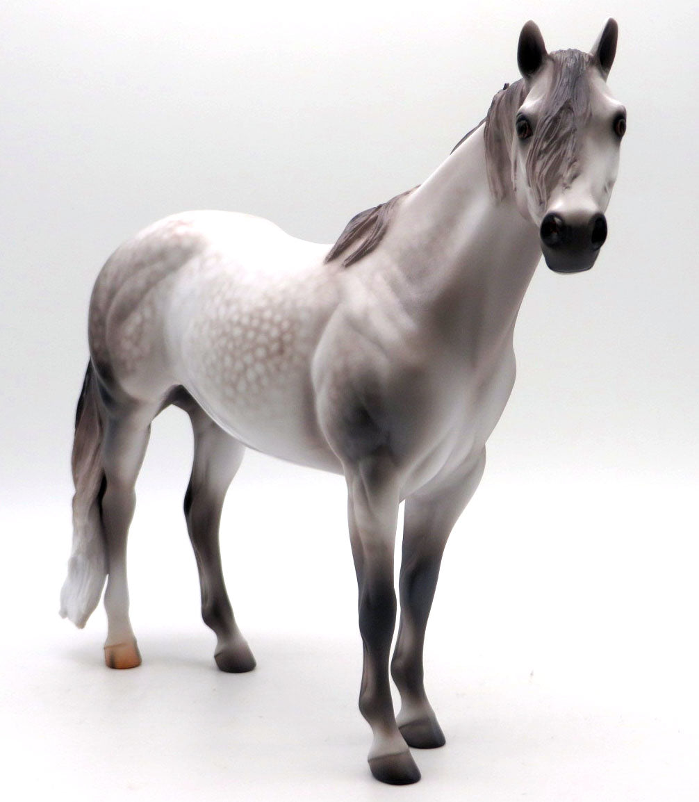 Montrose-OOAK Dapple Grey ISH Painted by Caroline Boydston 4/11/22