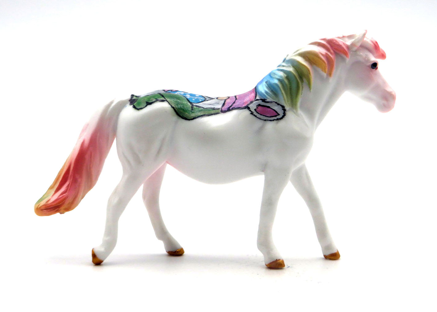 Fun Bunz-OOAK Deco Pony Chip Painted by Jas 4/11/22