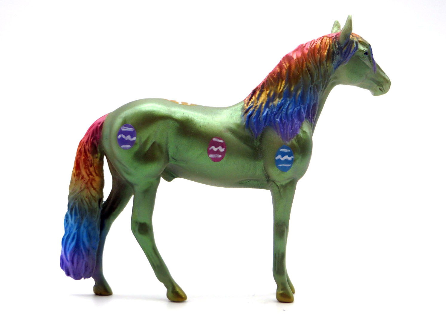 Egg Static-OOAK Deco Andalusian Chip Painted by JAS 4/13/22