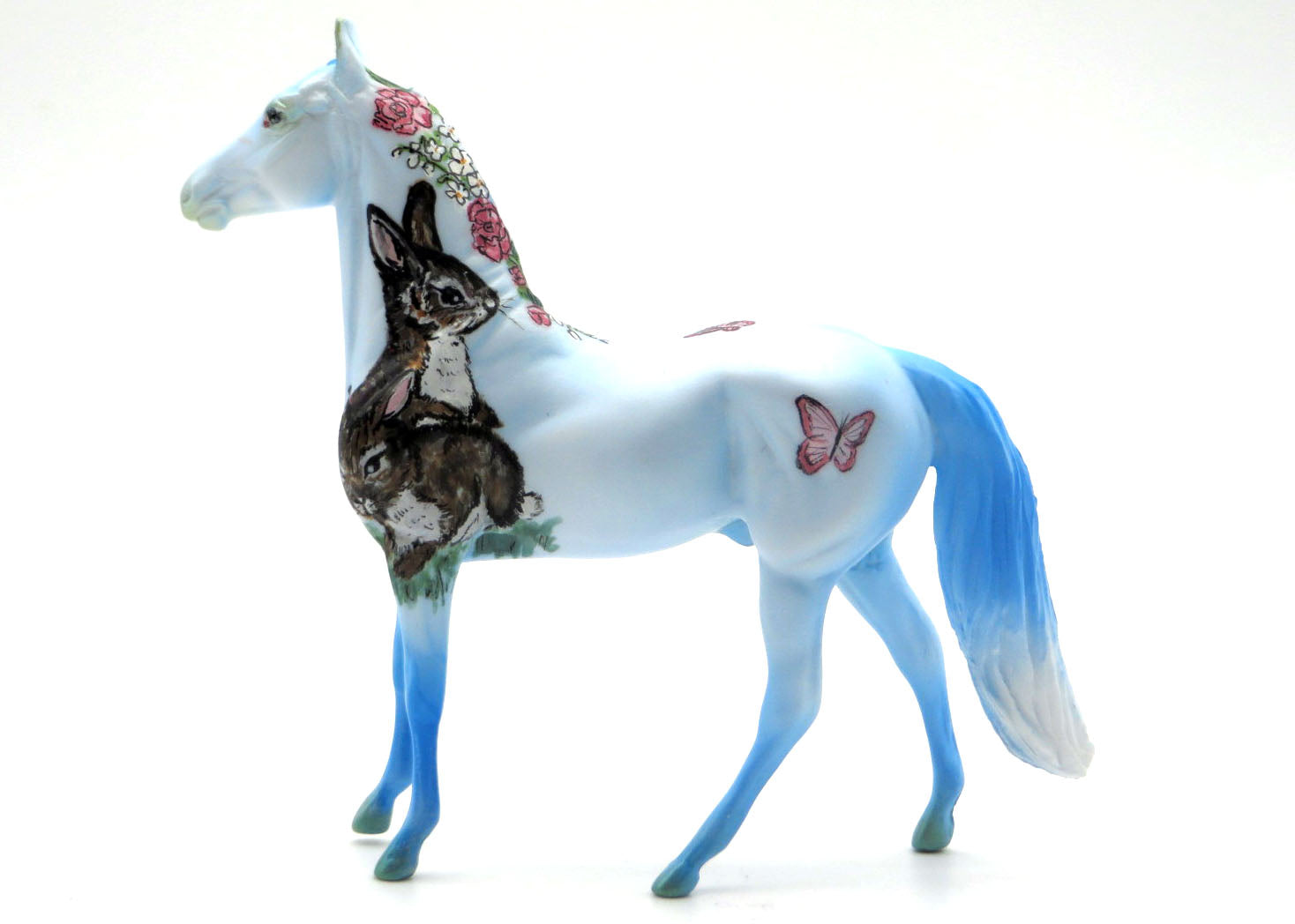 Some Bunny Loves You-OOAK Easter Deco Morgan Painted by Jas 4/12/22