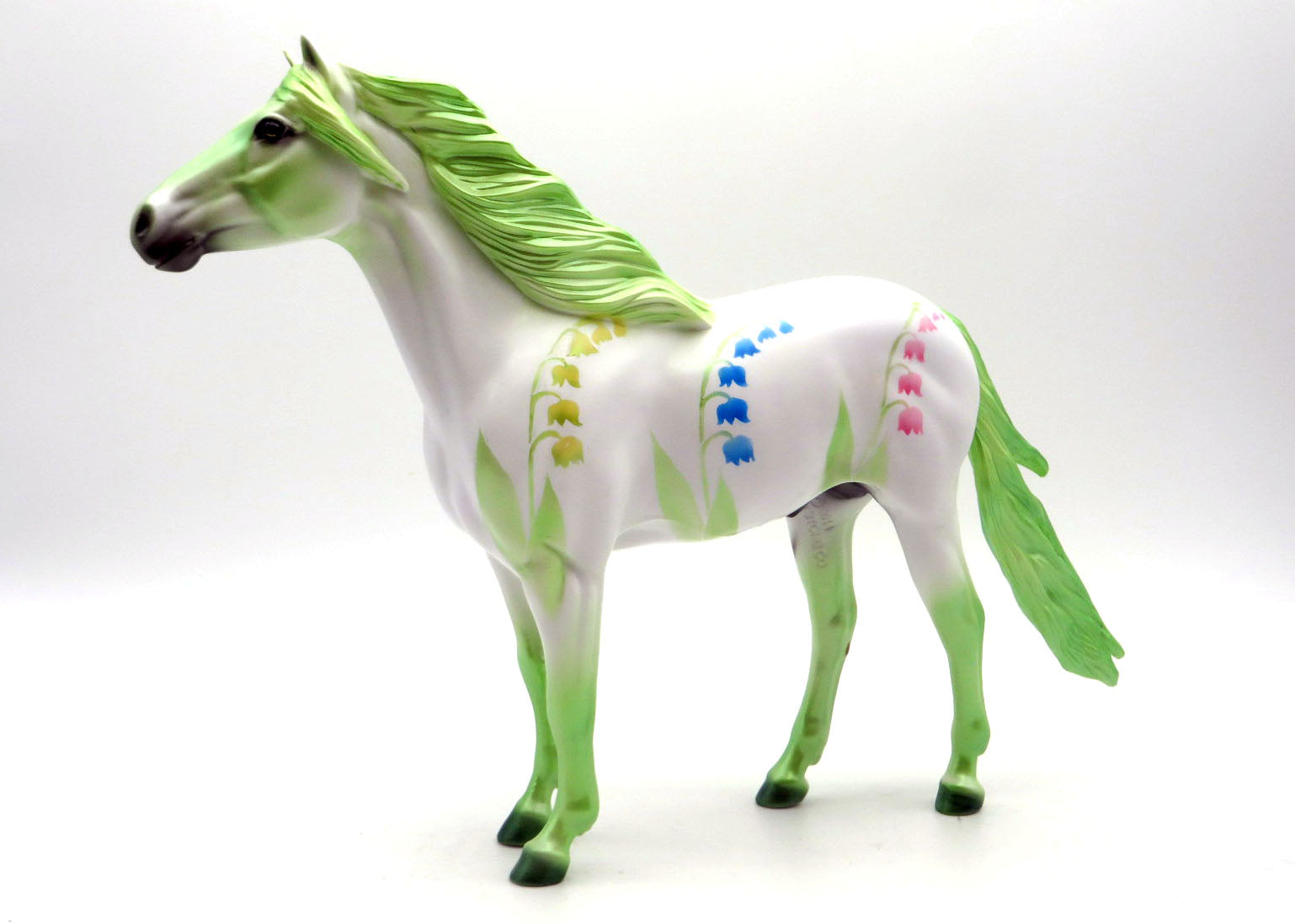 Easter Blessings- OOAK DECO Mustang PAINTED BY DAWN QUICK 4/14/22