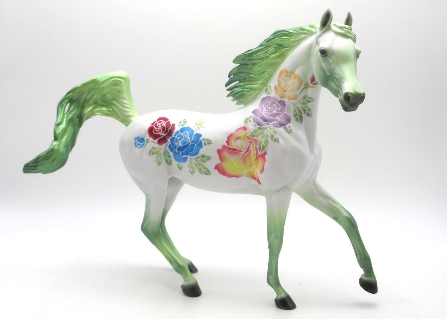 Easter Blessings- OOAK DECO ARAB MARE PAINTED BY DAWN QUICK 4/14/22