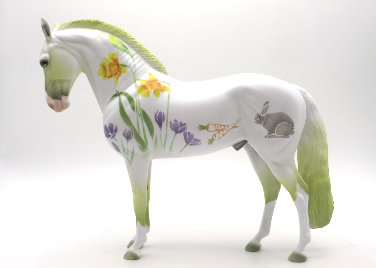 EASTER BLESSINGS ANDY with Bunny and Carrots - OOAK DECO PAINTED BY DAWN QUICK 4/14/22