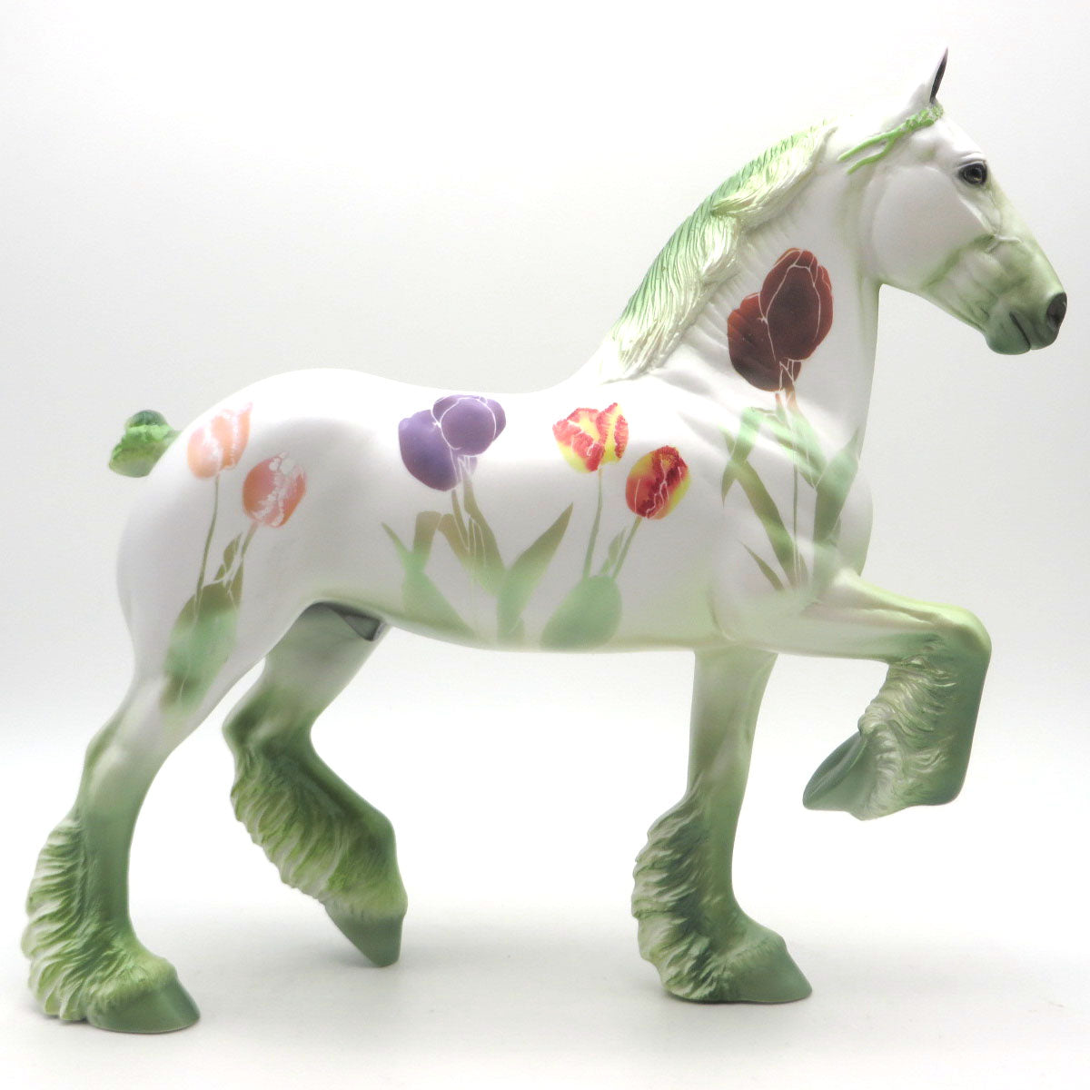 Easter Blessings - OOAK DECO Trotting Draft PAINTED BY DAWN QUICK 4/14/22