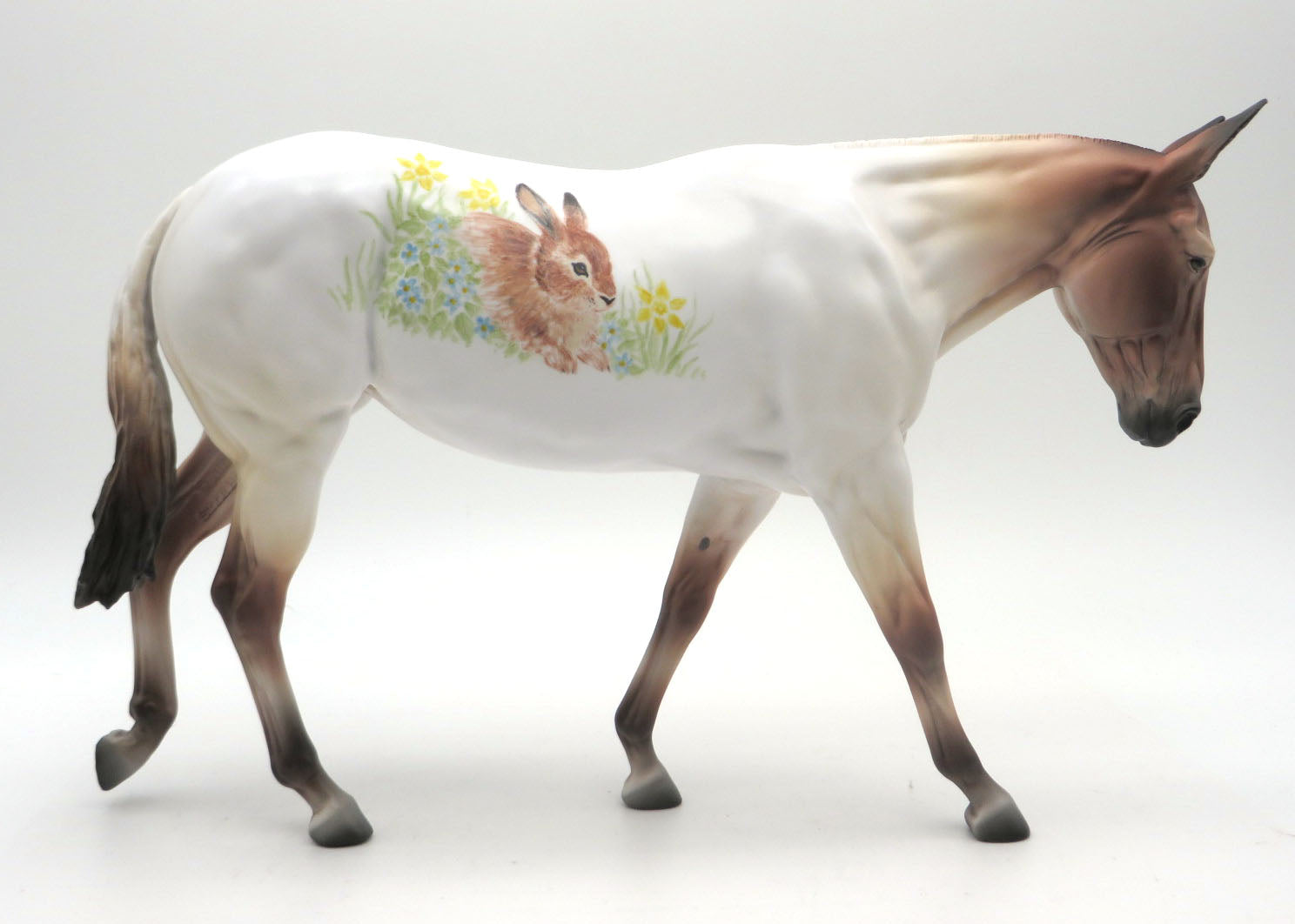 Sugar Kiss-OOAK Deco Mule Painted by Jess Hamill 4/18/22