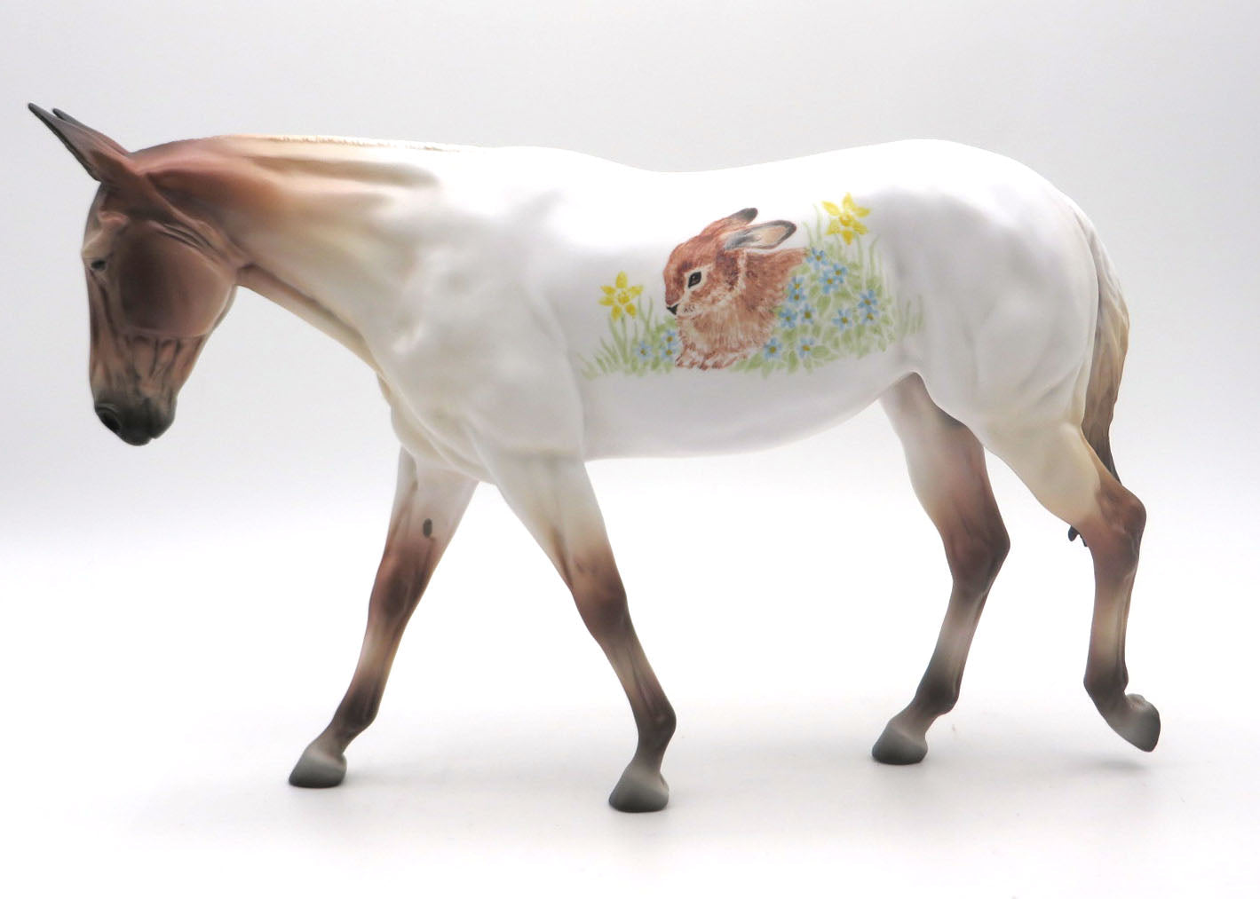 Sugar Kiss-OOAK Deco Mule Painted by Jess Hamill 4/18/22