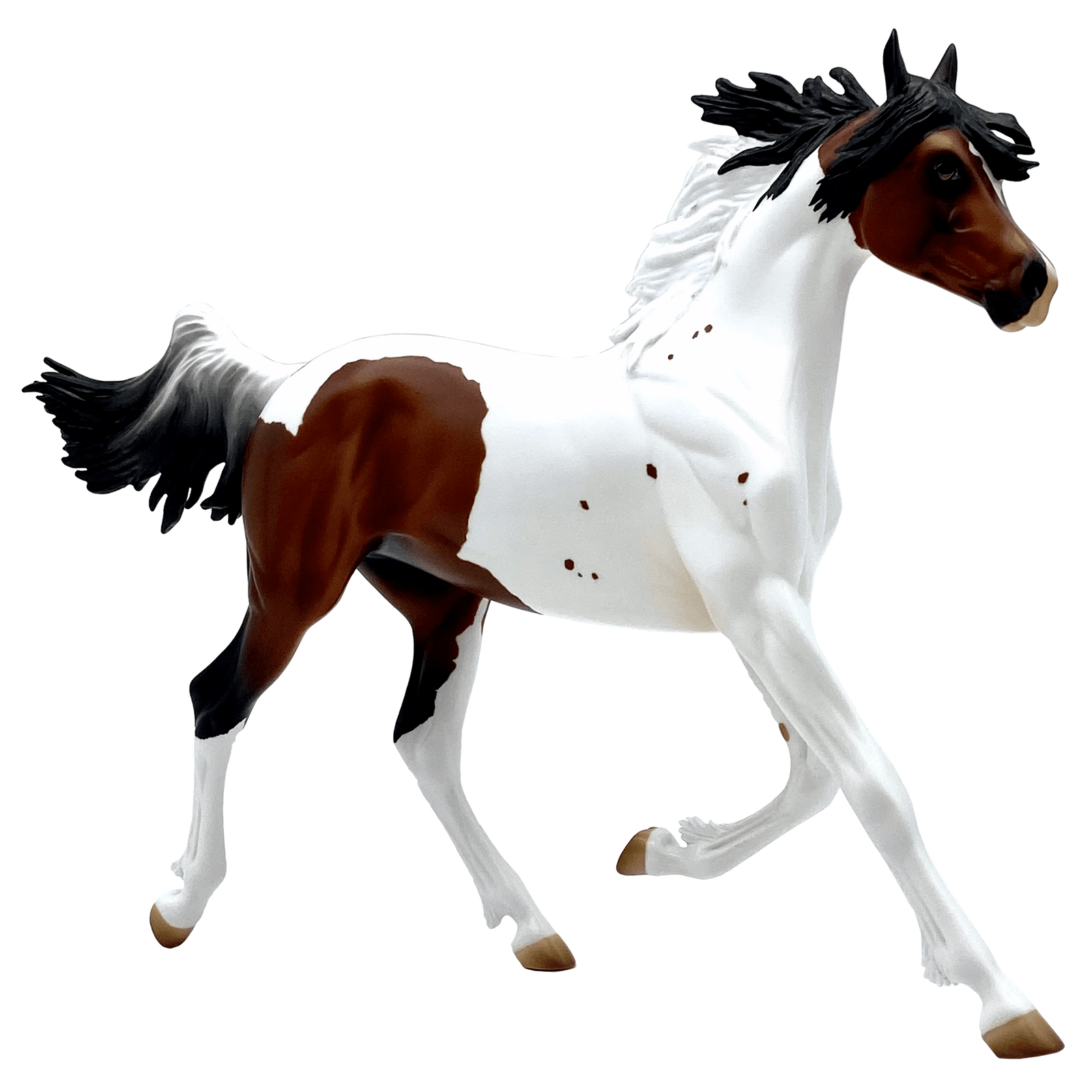 DREAMS OF CHEYENNE-LE-20 Bay Pinto Yearling Painted By Audrey Dixon EQ 21