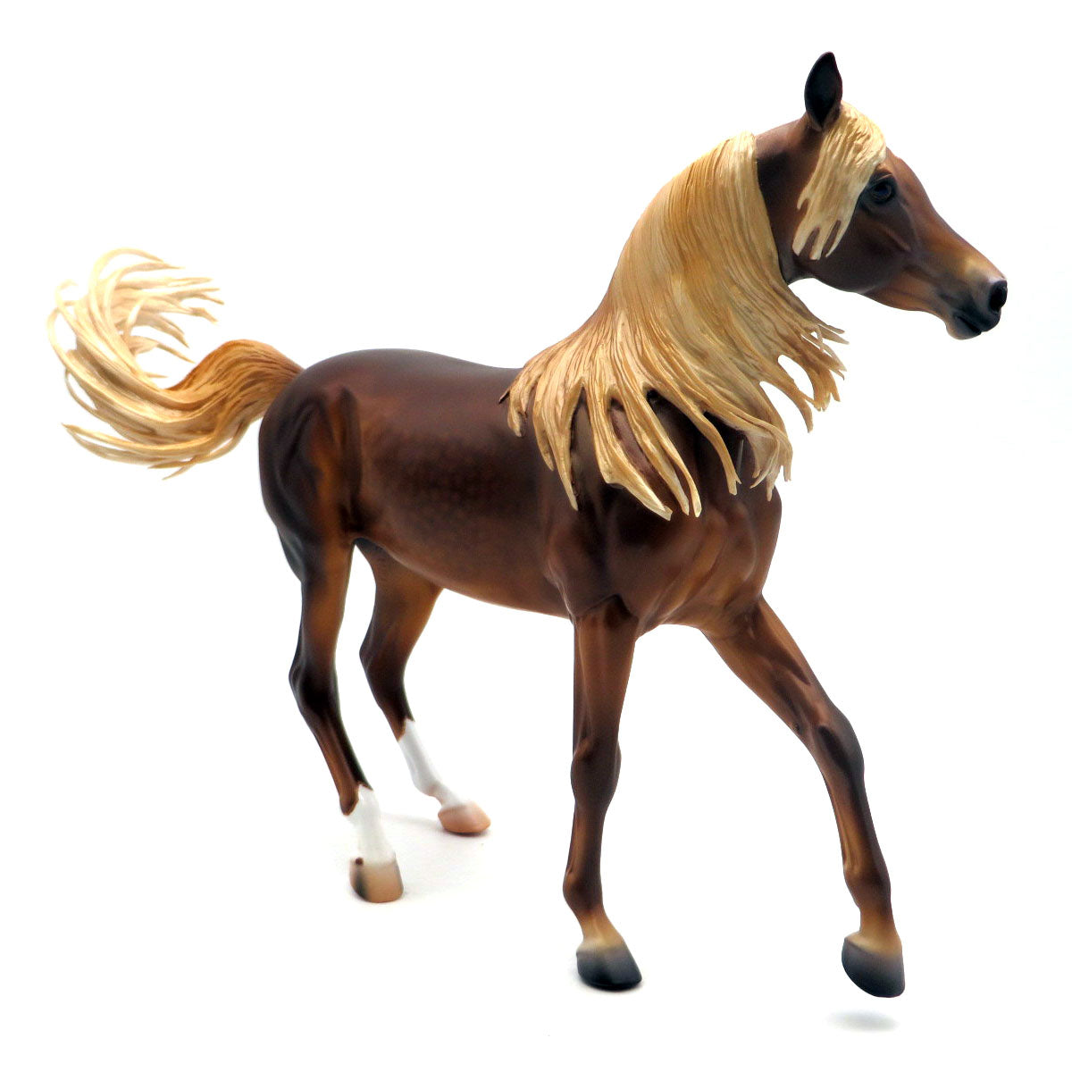 Twisted Sister-OOAK Dapple Chestnut Arabian Painted by Caroline 4/18/22