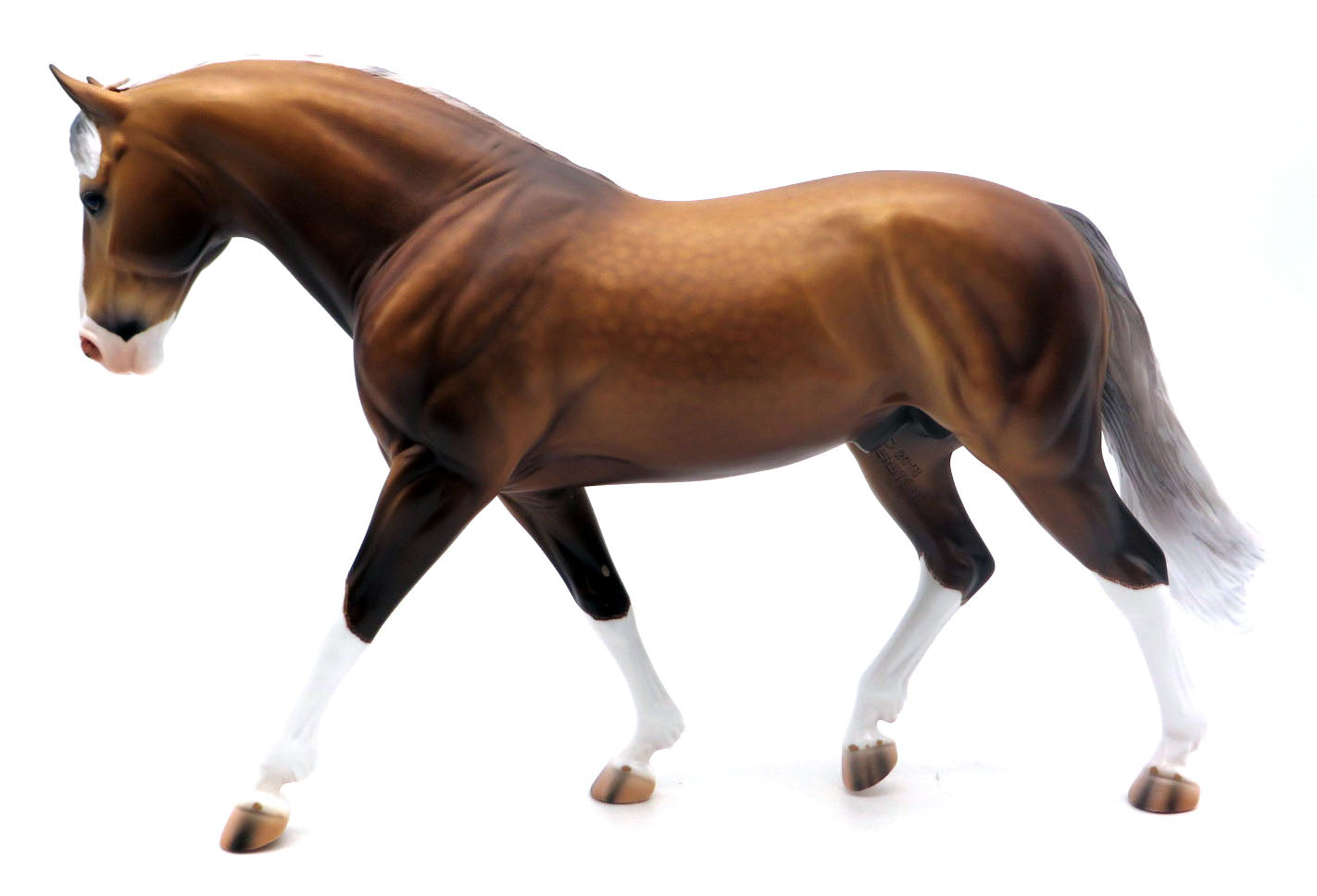 Bolin-OOAK Dapple Palomino Irish Draft Painted by Caroline 4/18/22