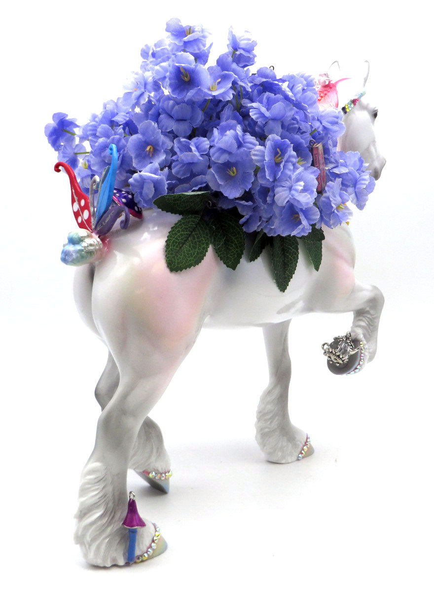 I&#39;m Late - OOAK Trotting Draft Flower Pot - BO 4/25/22