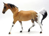 Whoopee-OOAK Buckskin Pinto Pony Painted by Carrie SHCF 2022