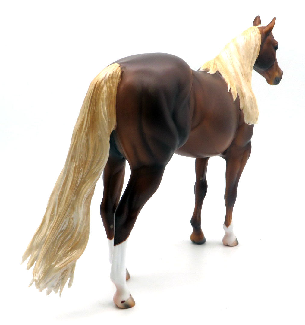 Messina - OOAK Chestnut Stock Horse by Caroline Boydston - BO 4/25/22