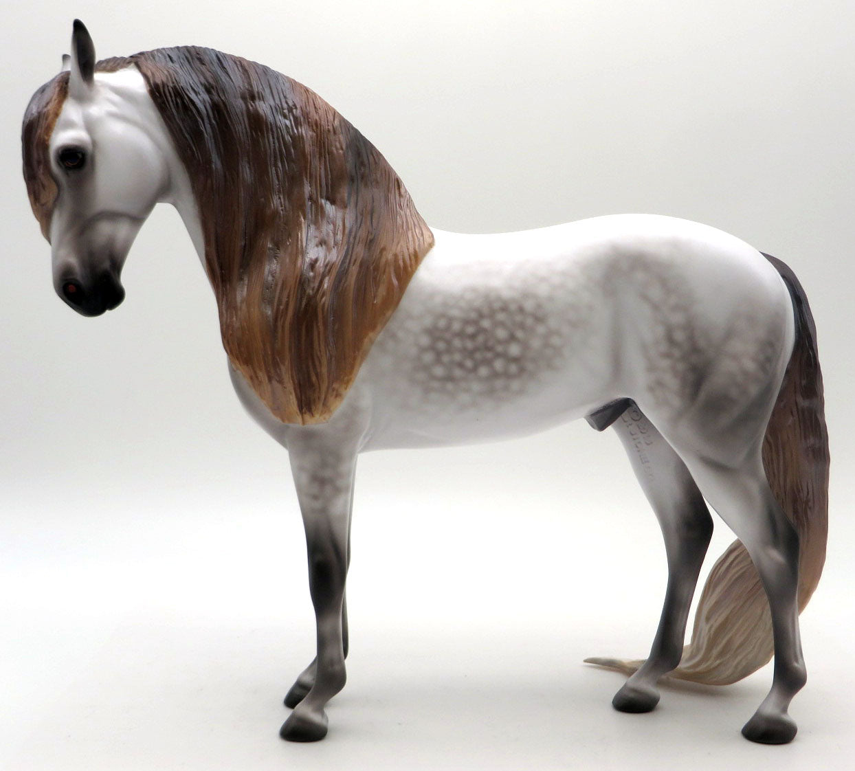 Rahsaan - OOAK Dapple Gray Andalusian by Caroline Boydston - BO 4/25/22