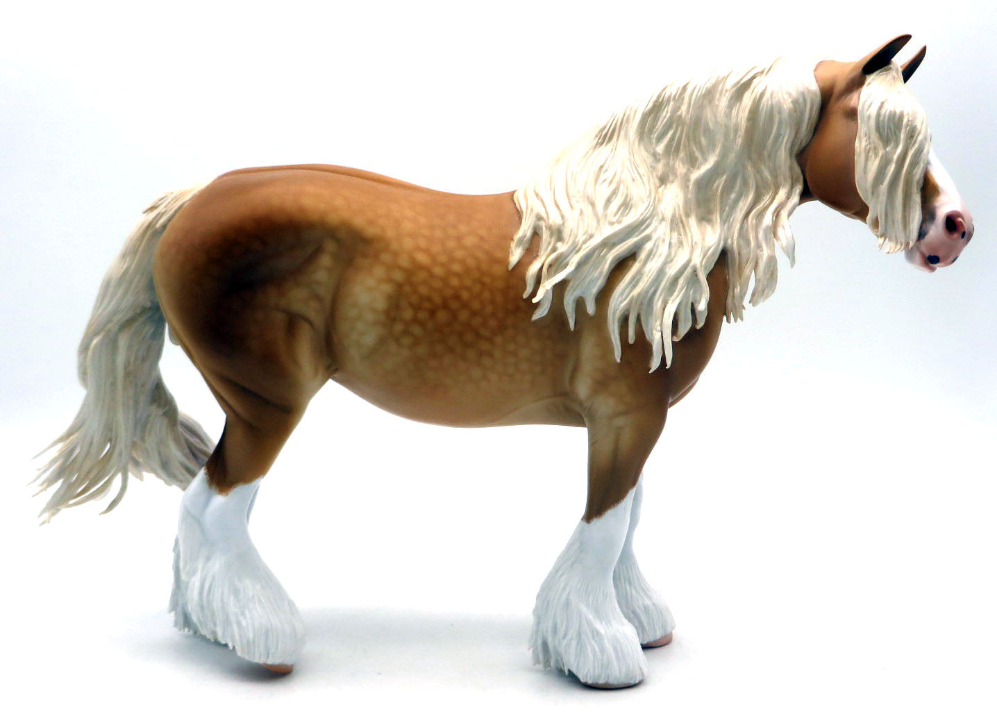 Whisper - OOAK Palomino Draft Mare by Caroline Boydston - BO 4/25/22