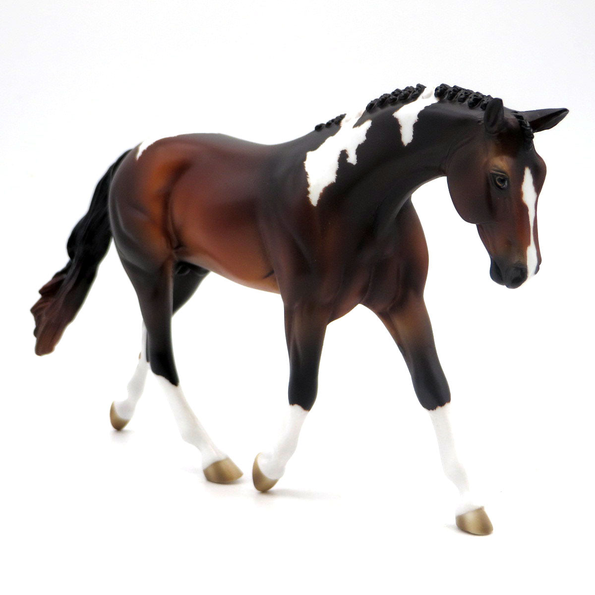 Grifter - OOAK Bay Tobiano Warmblood Pebble - SHCF 22