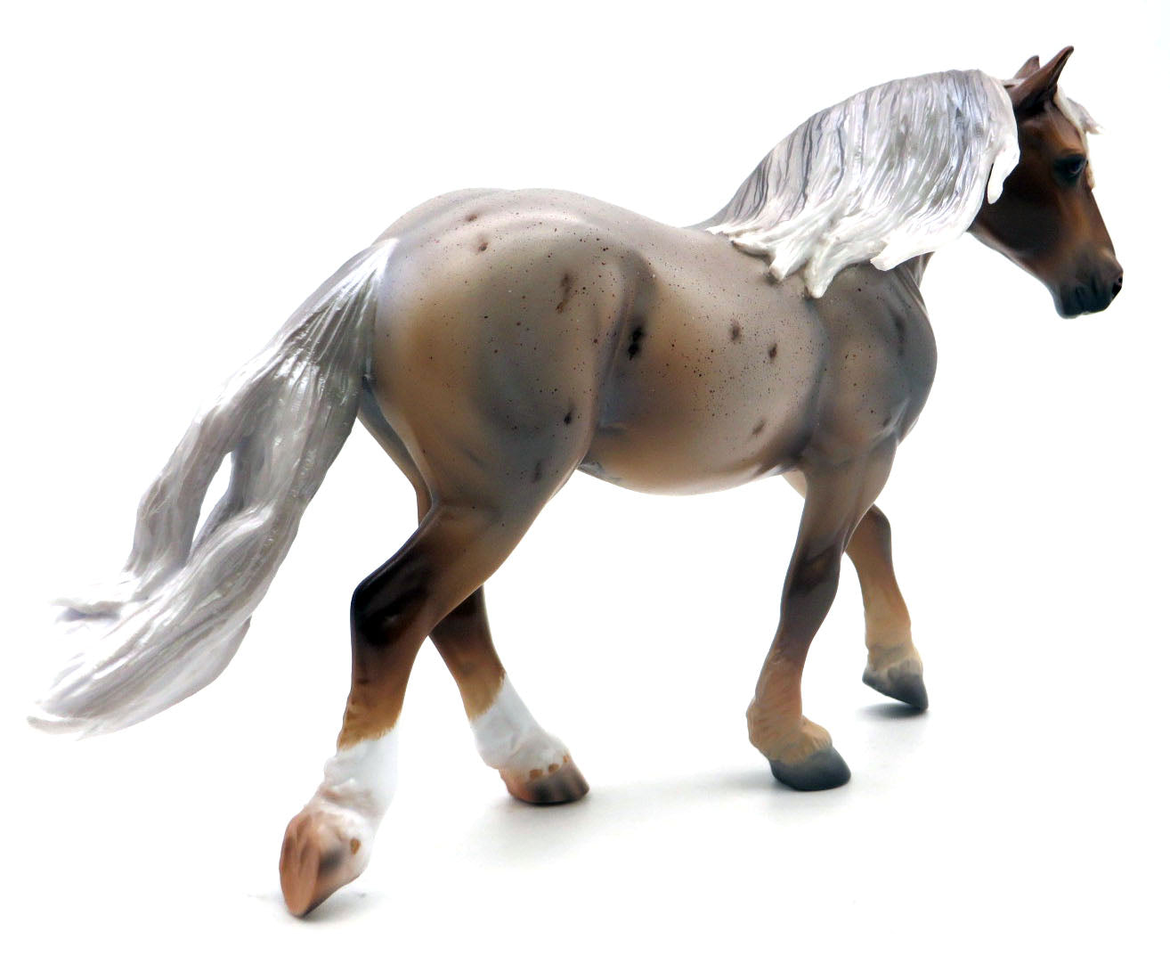 Franklin-OOAK Roan Trotting Draft Pebbles by Caroline Boydston 5/2/22