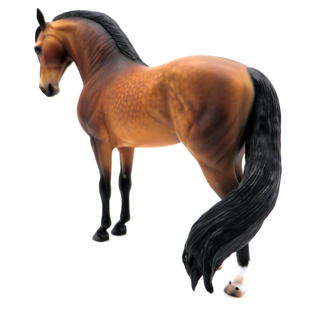 Cruz-OOAK Dapple Bay Andalusian Painted By Caroline Boydston  4/29/22