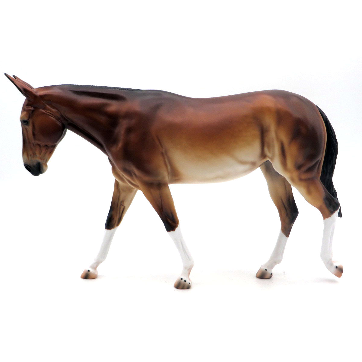 Lindsay-OOAK Bay Mule Painted By Caroline Boydston  4/29/22