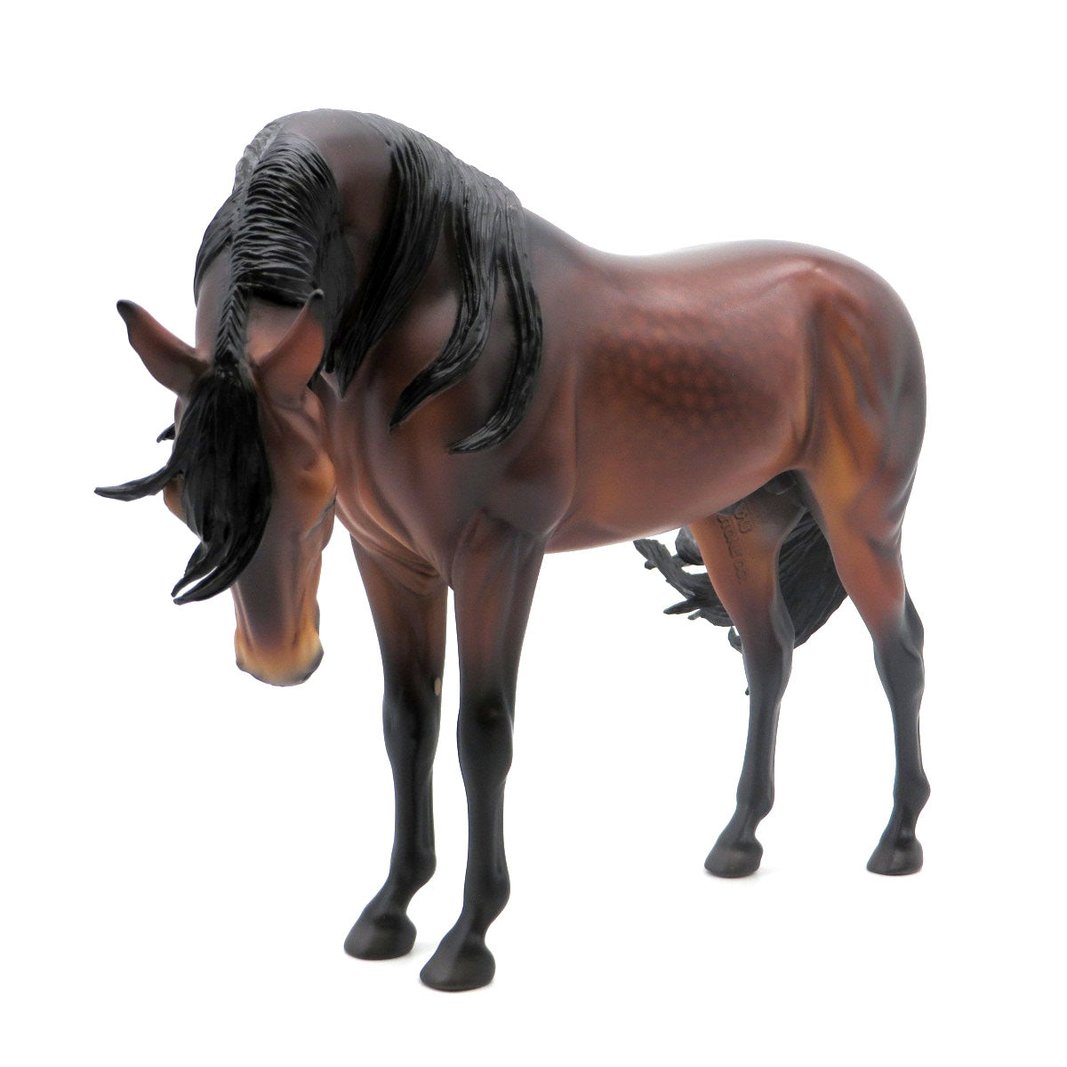 Saxon-OOAK Dapple Bay Andalusian Extreme Custom Painted by Caroline Boydston EQ 22