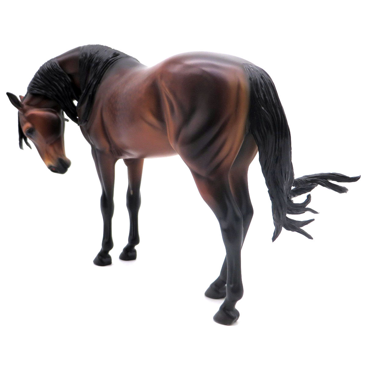 Saxon-OOAK Dapple Bay Andalusian Extreme Custom Painted by Caroline Boydston EQ 22