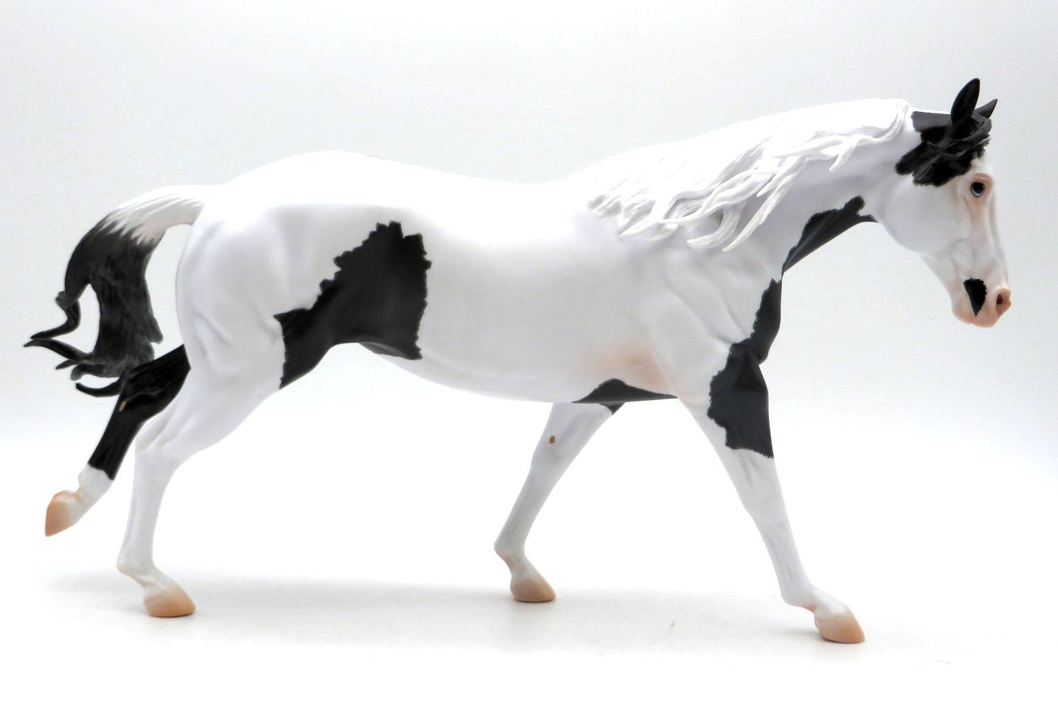 Atahri-OOAK Pinto Running Stock Horse Painted by Caroline Boydston SHCF 22