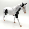 Atahri-OOAK Pinto Running Stock Horse Painted by Caroline Boydston SHCF 22