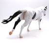 Atahri-OOAK Pinto Running Stock Horse Painted by Caroline Boydston SHCF 22