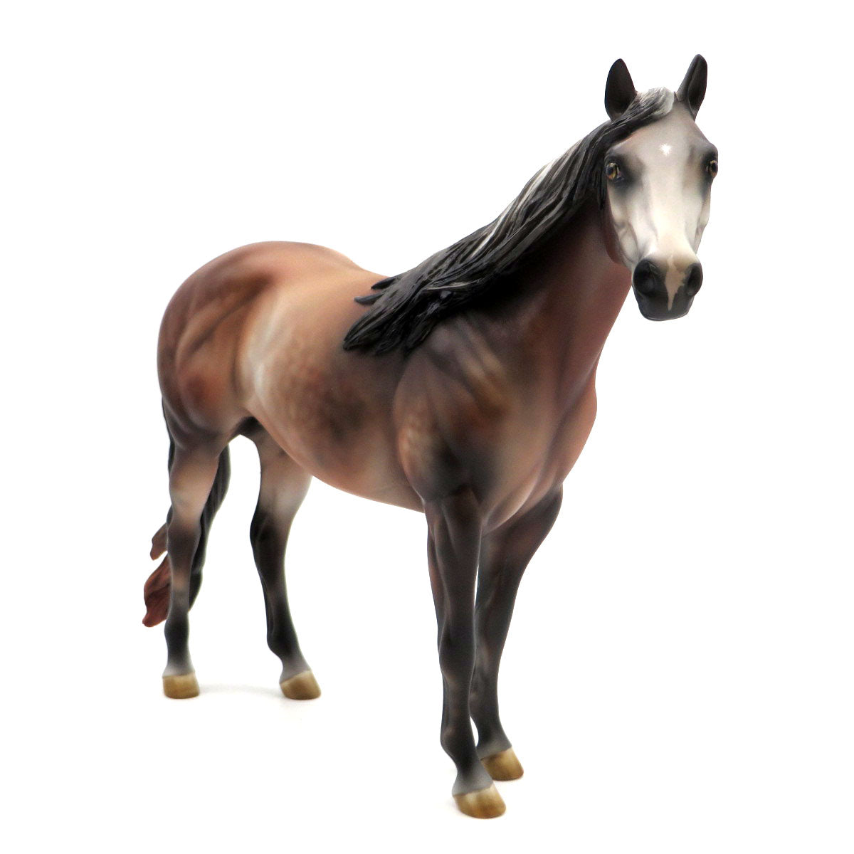 Scarface-OOAK Bay going grey ISH  Painted by Julie Keim SHCF 22