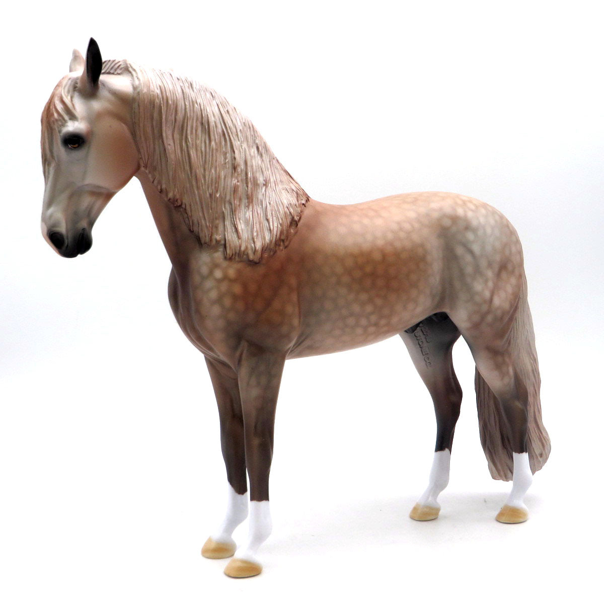 Mickey Finn-OOAK Dapple Chestnut Andalusian Painted by Dawn Quick SHCF 22