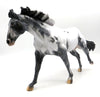 Look Out-OOAK Appaloosa Running Stock Horse Painted by Dawn Quick SHCF 22