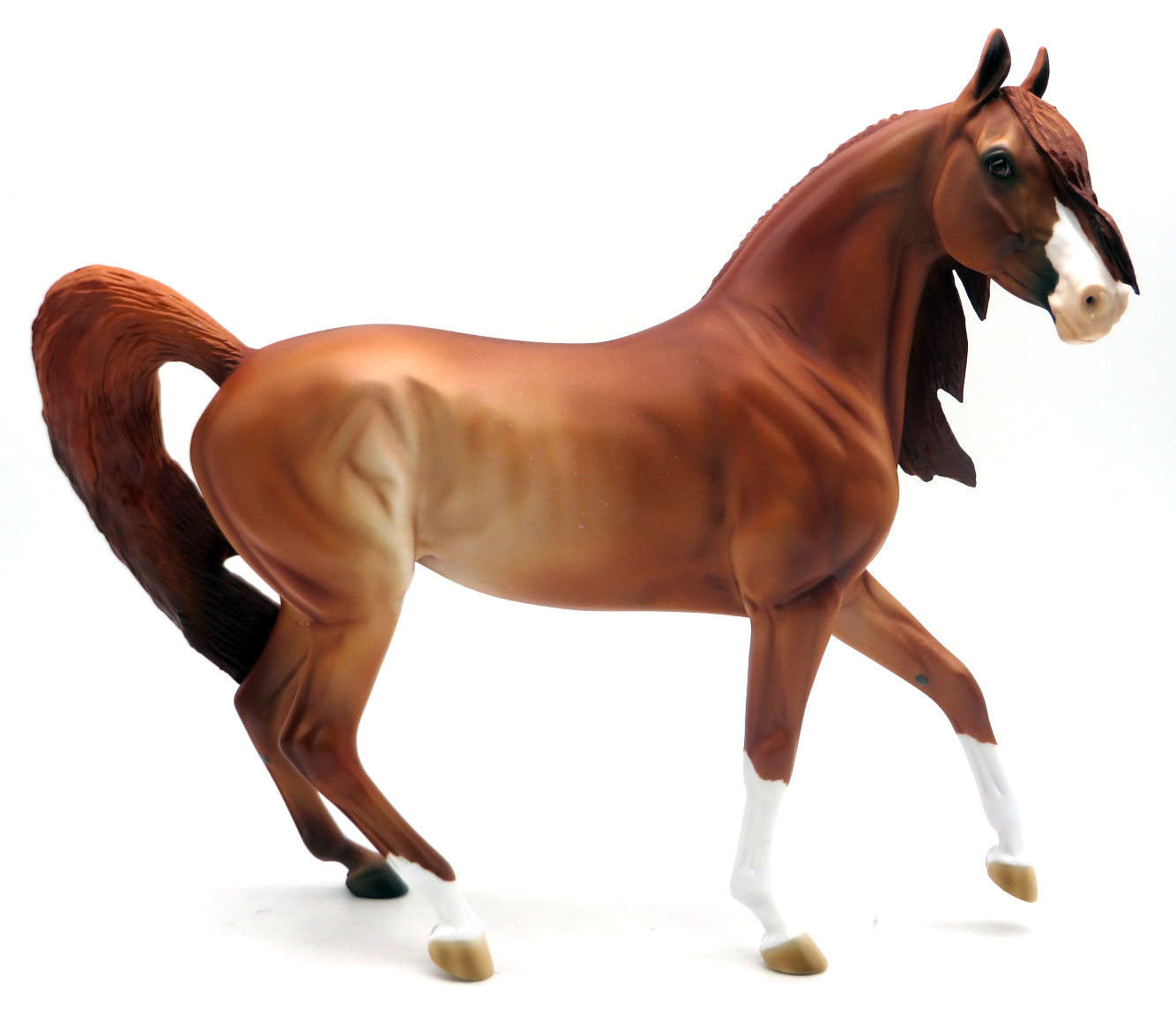 Mayday-OOAK Chestnut Arabian Mare  Painted by Jess SHCF 22
