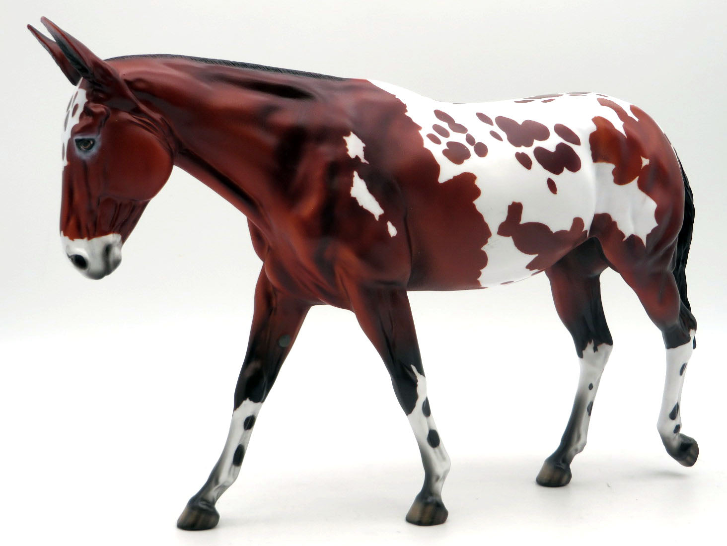 Toddle-OOAK Pintaloosa Mule Painted by Dawn Quick SHCF 22