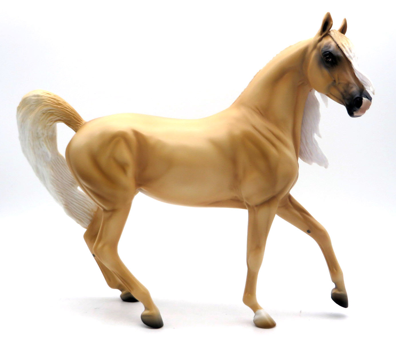 One-Step-OOAK Palomino Arabian Mare Painted by Ashley SHCF 22