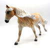 Snitch- OOAK Dapple Palomino Running Stock Horse Painted by Jess SHCF 22