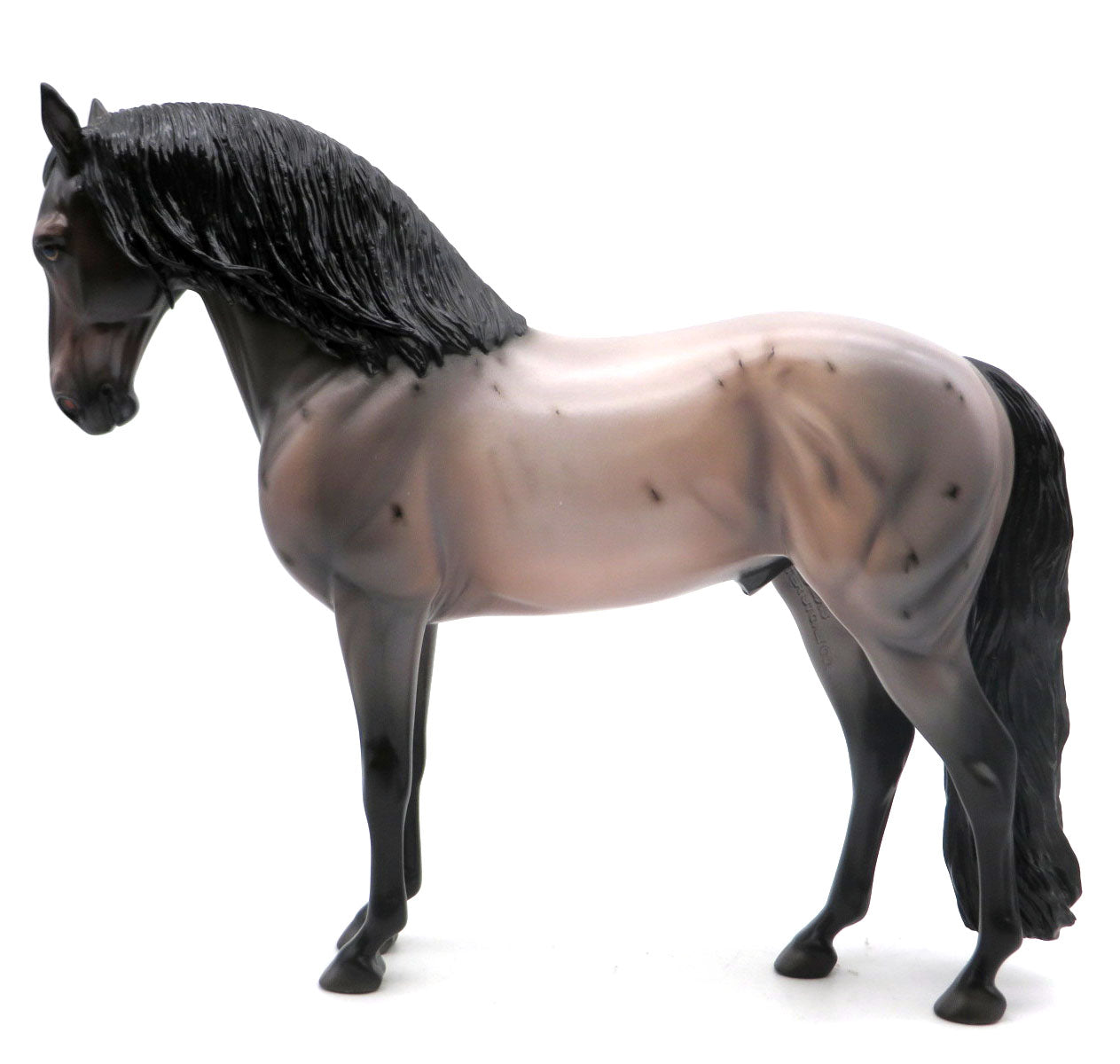 Tucker- OOAK Bay Roan Andalusian Painted by Caroline Boydston 5/16/22