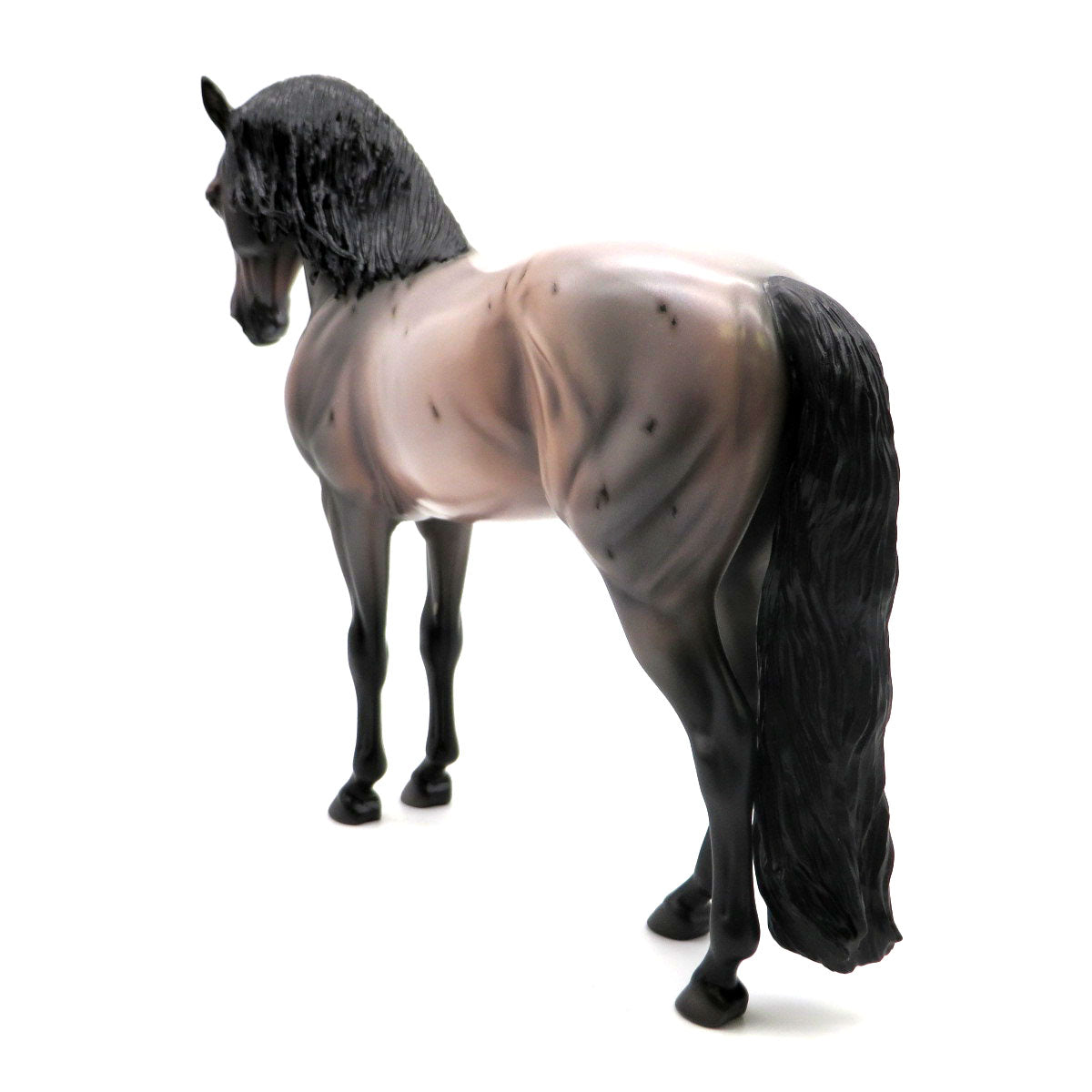 Tucker- OOAK Bay Roan Andalusian Painted by Caroline Boydston 5/16/22