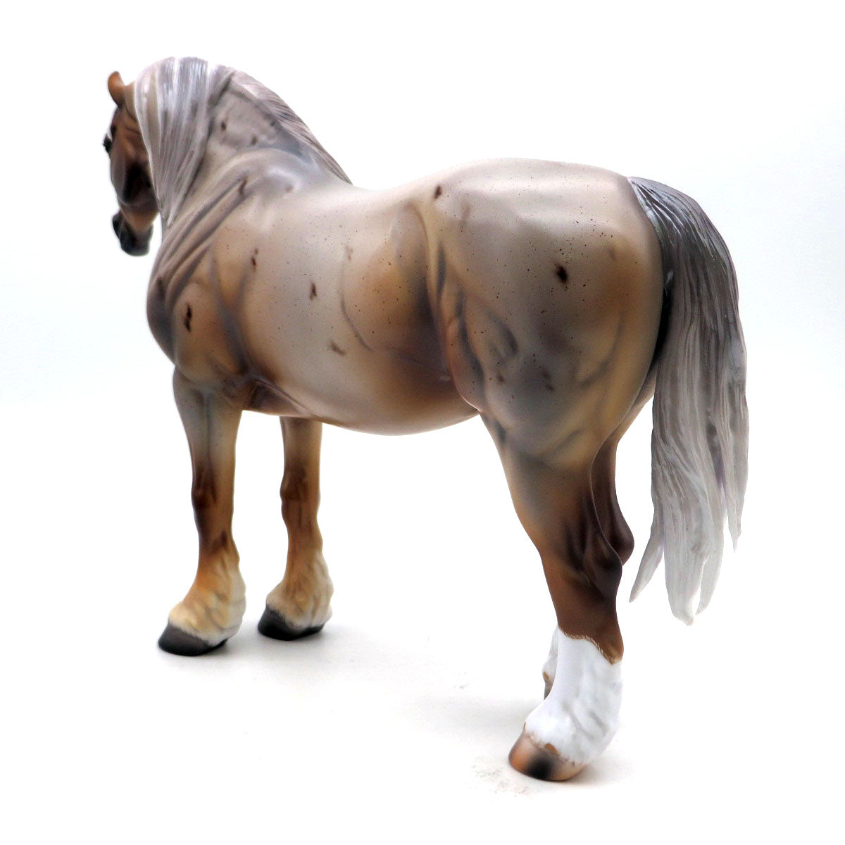 Orleans- OOAK Heavy Draft Roan Painted by Caroline Boydston 5/16/22