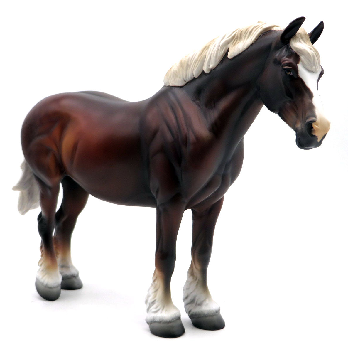 Bonnie- OOAK Silver Bay Draft Mare Painted by Jess SHCF 22