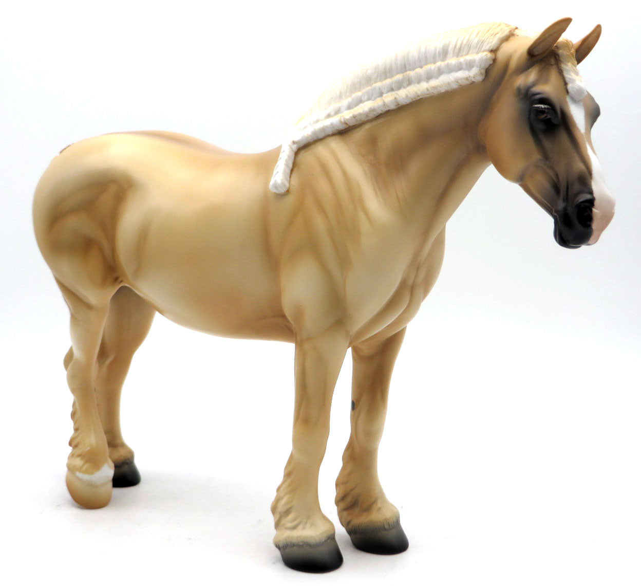 Honey Bee-OOAK Blonde Heavy Draft Mare Painted by Ashley SHCF 22