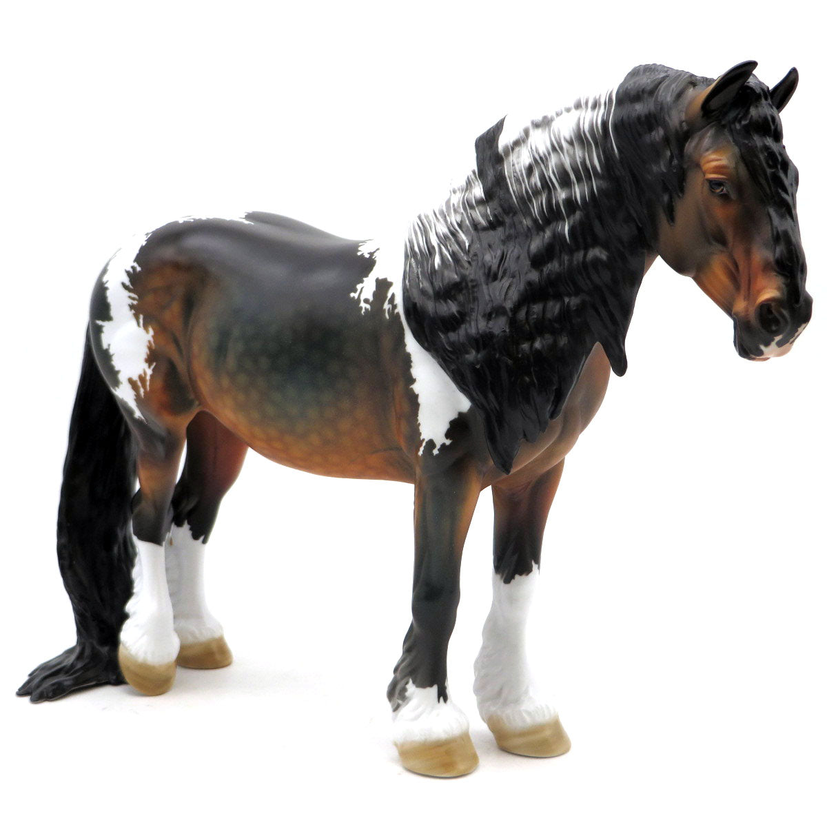 Va-Va-Voom - OOAK Bay Pinto Heavy Draft Mare SHCF 22