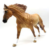 Atticus-OOAK Apricot Dun Running Stock Horse Painted by Sheryl Leisure 5/23/22