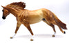 Atticus-OOAK Apricot Dun Running Stock Horse Painted by Sheryl Leisure 5/23/22