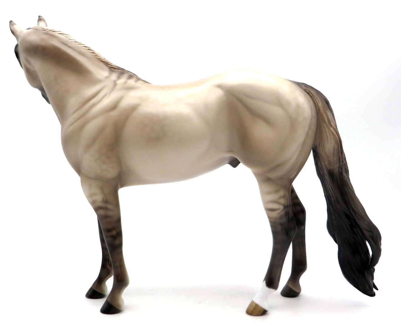 Jokiro Mocha-OOAK Buckskin Dun ISH Painted by Sheryl Leisure 5/23/22