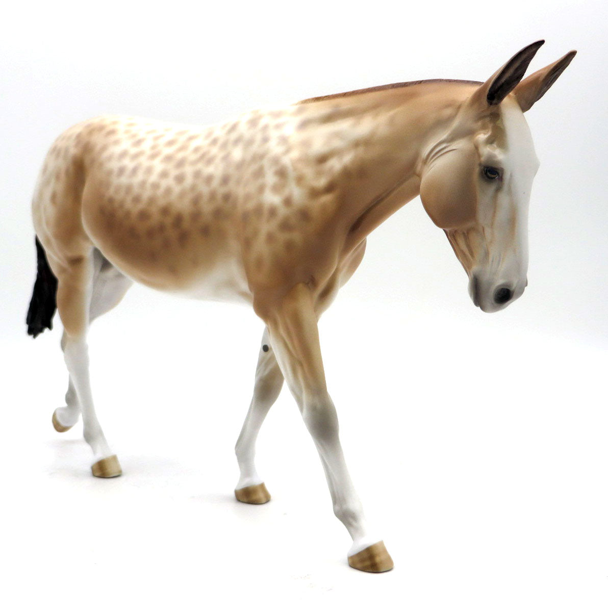 Dolly-OOAK Reverse Dapple Mule Painted by Sheryl Leisure 5/23/22