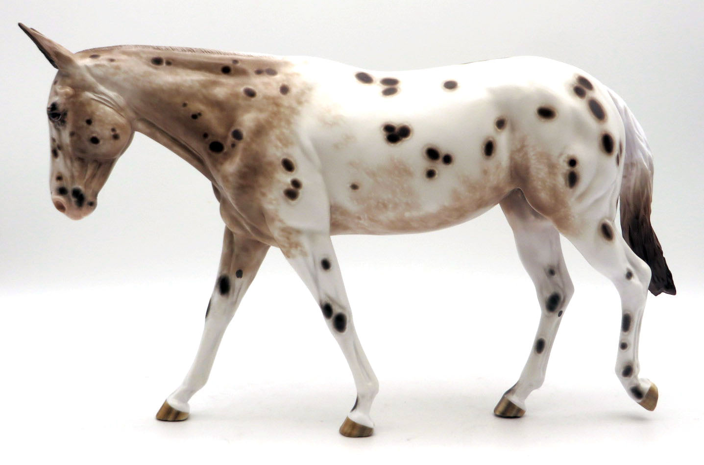 Jolene-OOAK Appaloosa Mule Painted by Sheryl Leisure 5/23/22