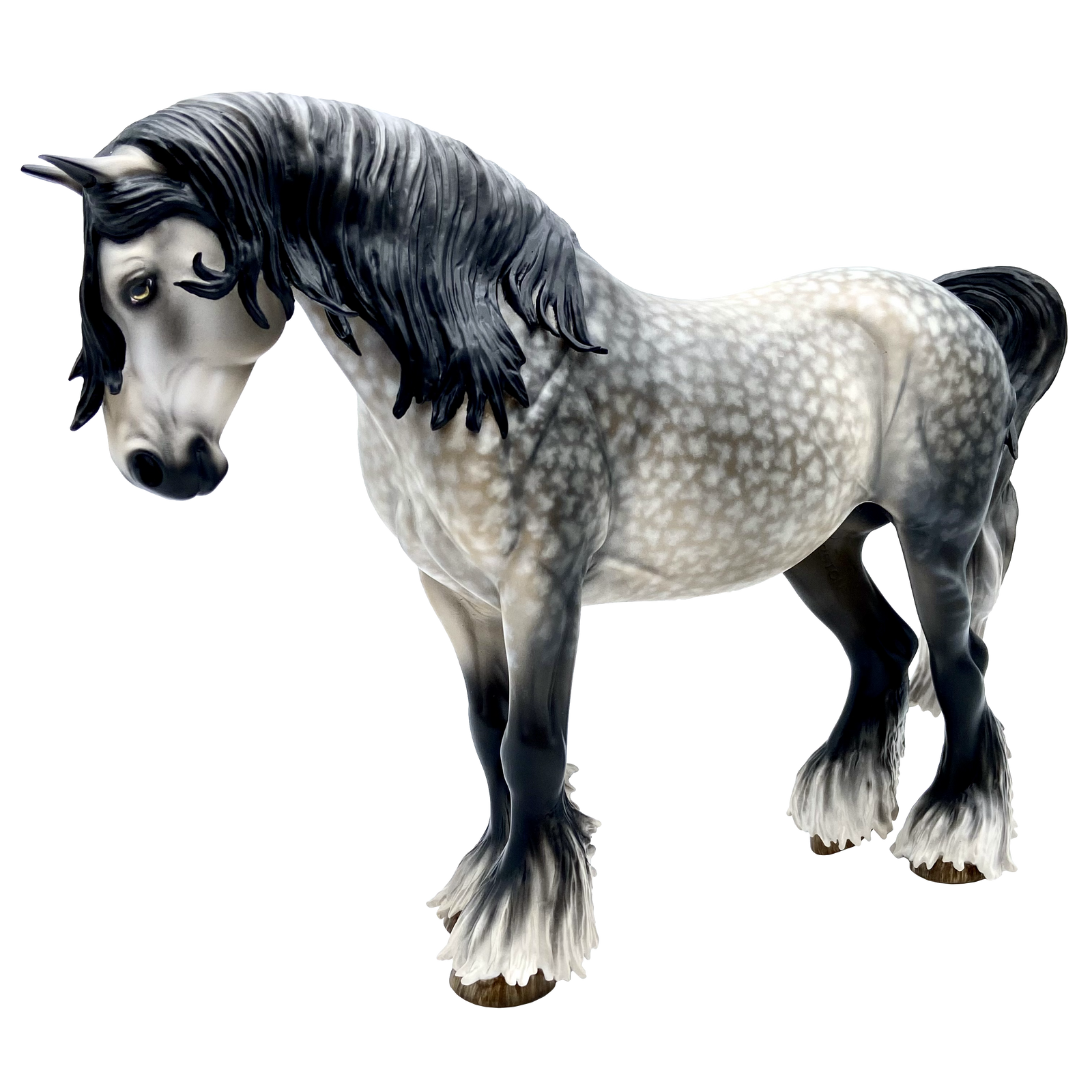 Glittery Goddess - OOAK Heavy Draft Mare painted by Audrey Dixon EQ21