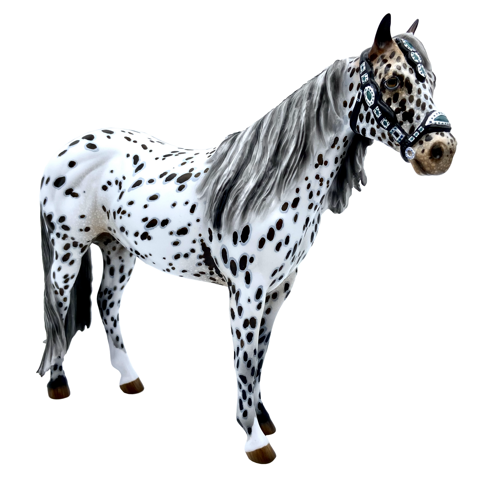 Western Chrome - OOAK Appaloosa ISH painted by Audrey Dixon EQ21